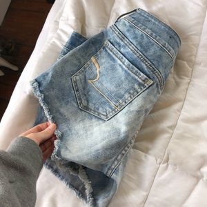 American eagle jean shorts